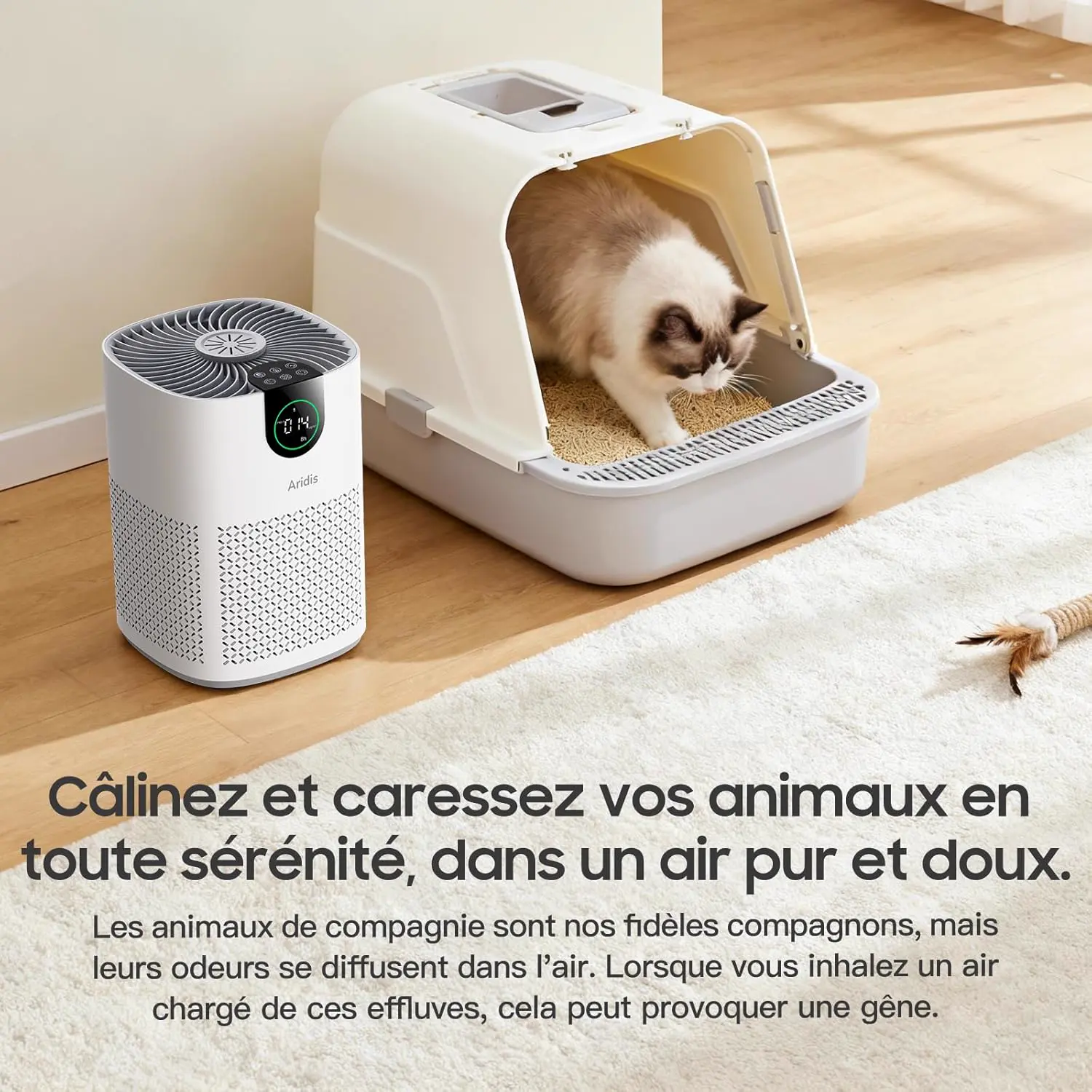 Purificateur d'Air Chambre - Air Purifier Hepa Efficace Contre vue 3