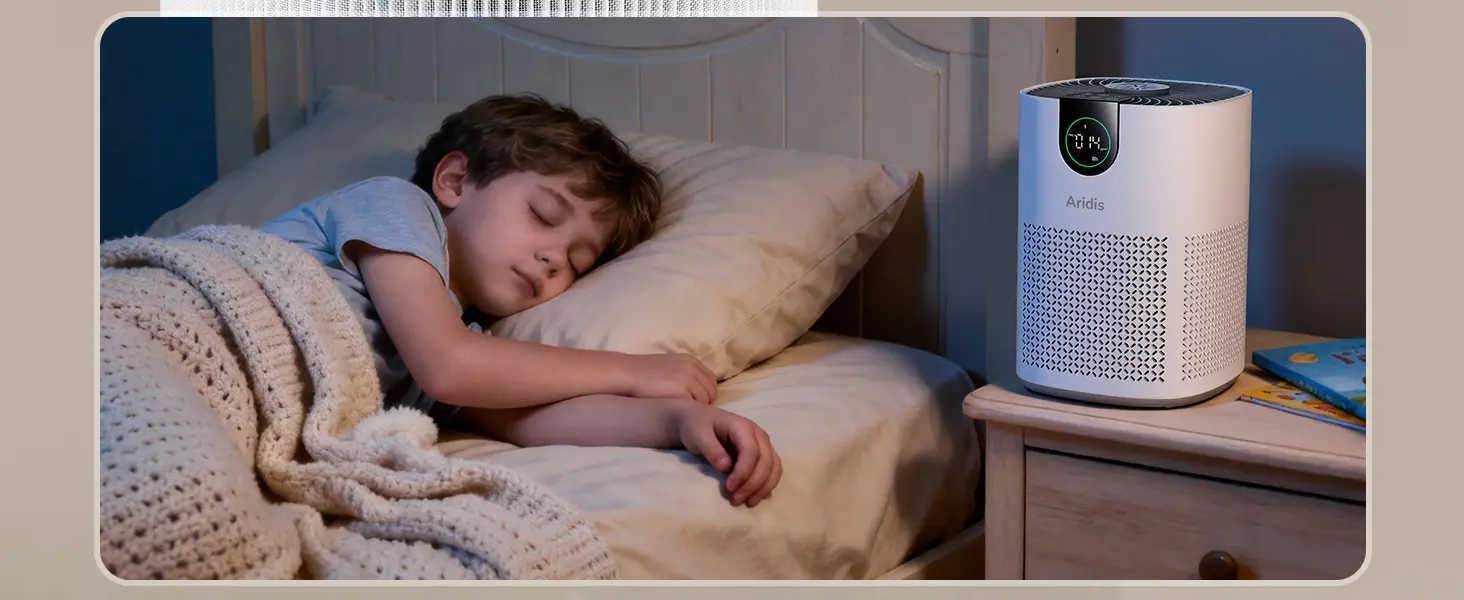 Purificateur d'Air Chambre - Air Purifier Hepa Efficace Contre — contenu détaillé 4