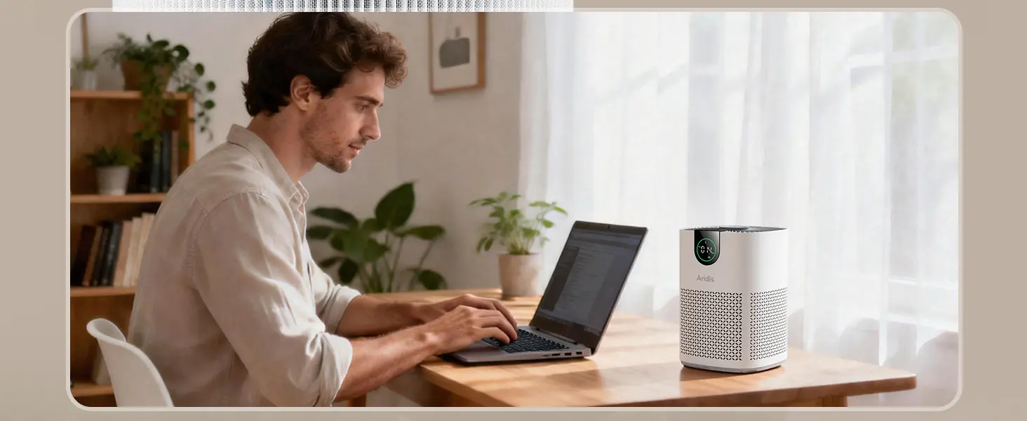 Purificateur d'Air Chambre - Air Purifier Hepa Efficace Contre — contenu détaillé 5