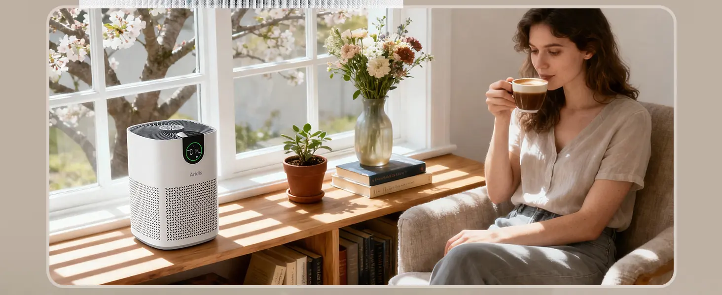 Purificateur d'Air Chambre - Air Purifier Hepa Efficace Contre — contenu détaillé 6