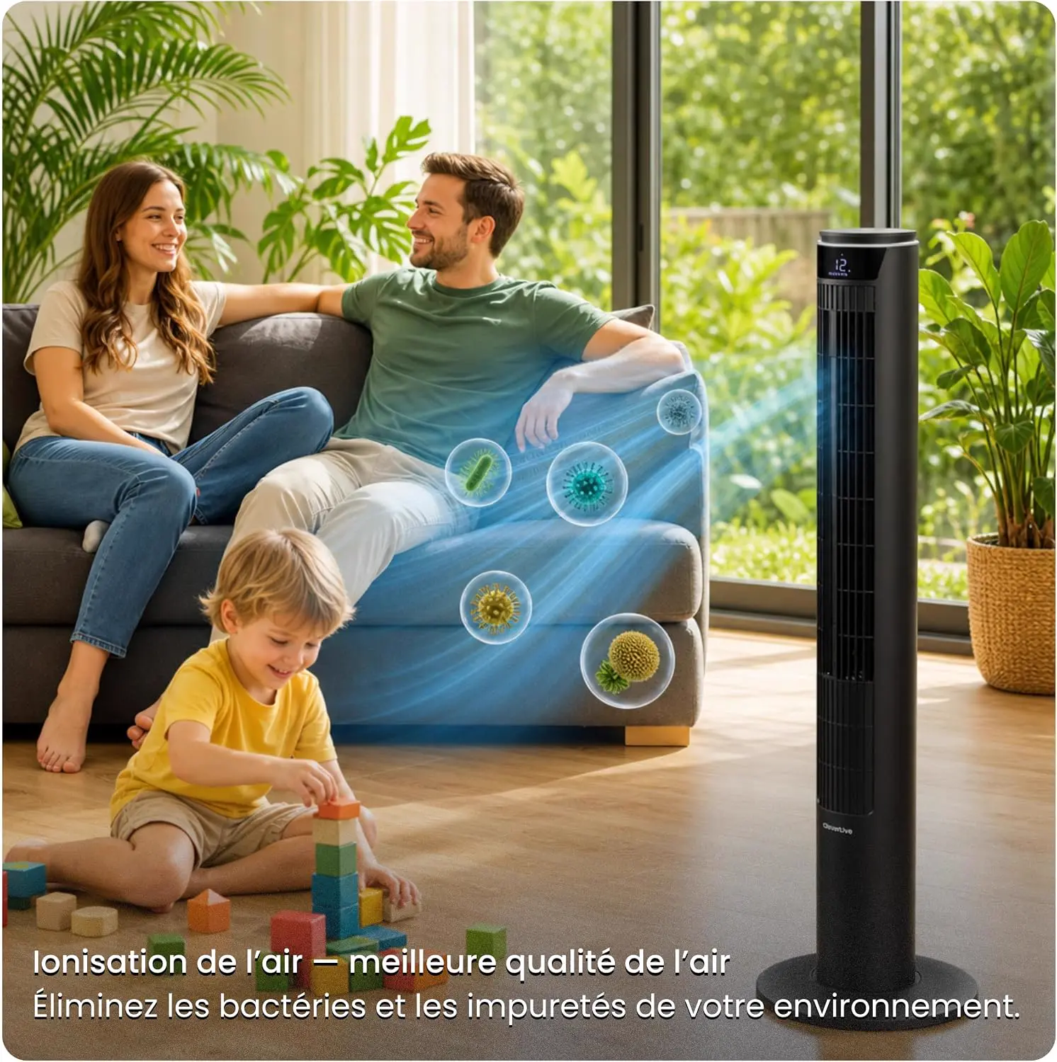 Ventilateur Colonne 107cm MIST WiFi, Tour Ventilateur vue 6