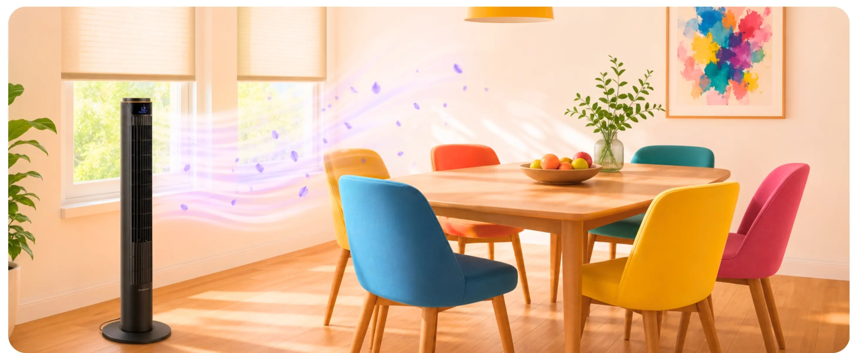 Ventilateur Colonne 107cm MIST WiFi, Tour Ventilateur — contenu détaillé 4
