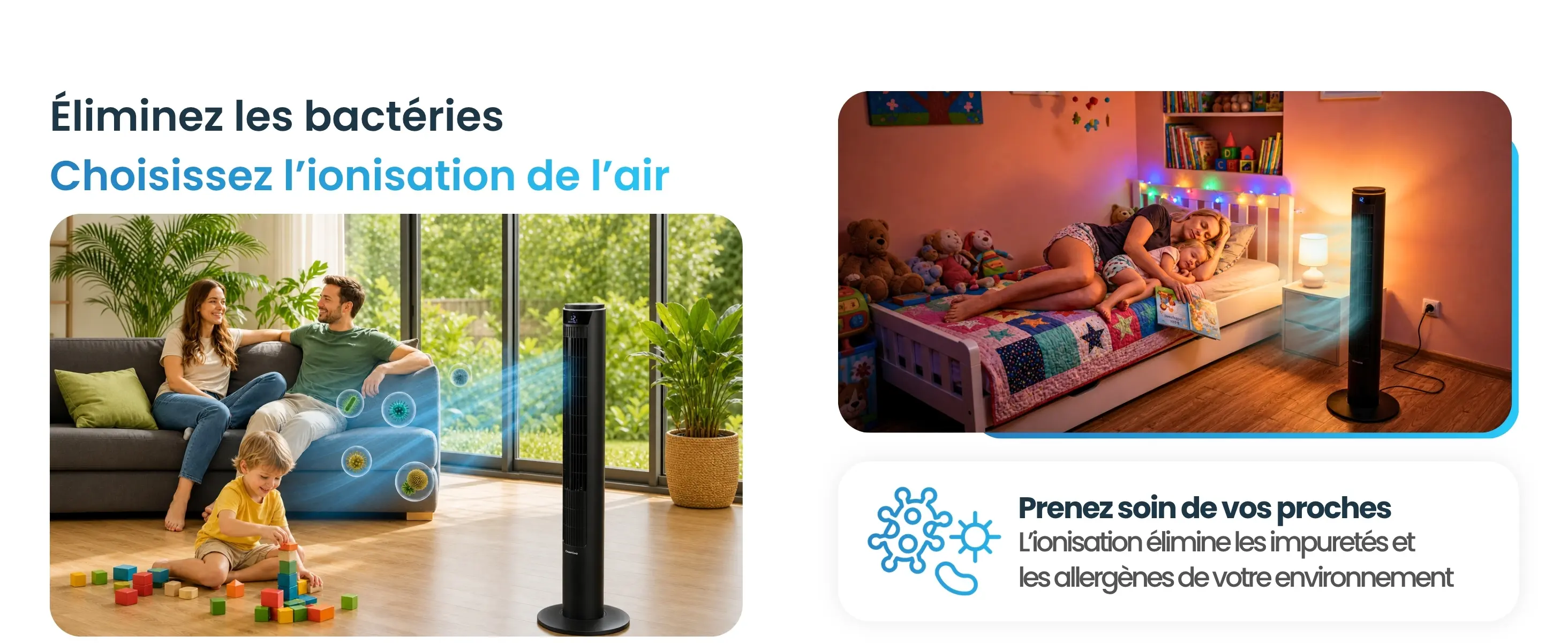 Ventilateur Colonne 107cm MIST WiFi, Tour Ventilateur — contenu détaillé 10