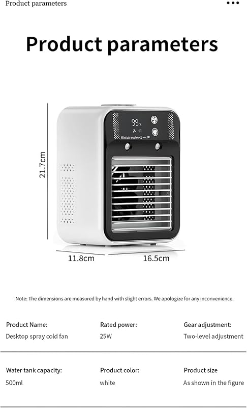 Climatiseur mobile AUX bureaux Touches Tactiles 20 m² silencieux vue 8