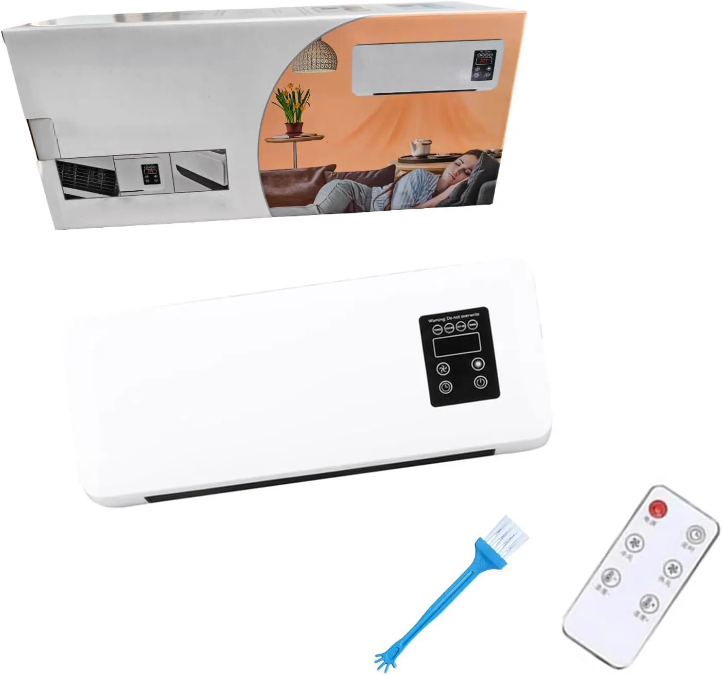 Produit Ventilateur Mural Air Froid et Chauffage avec Télécomm… vue 2