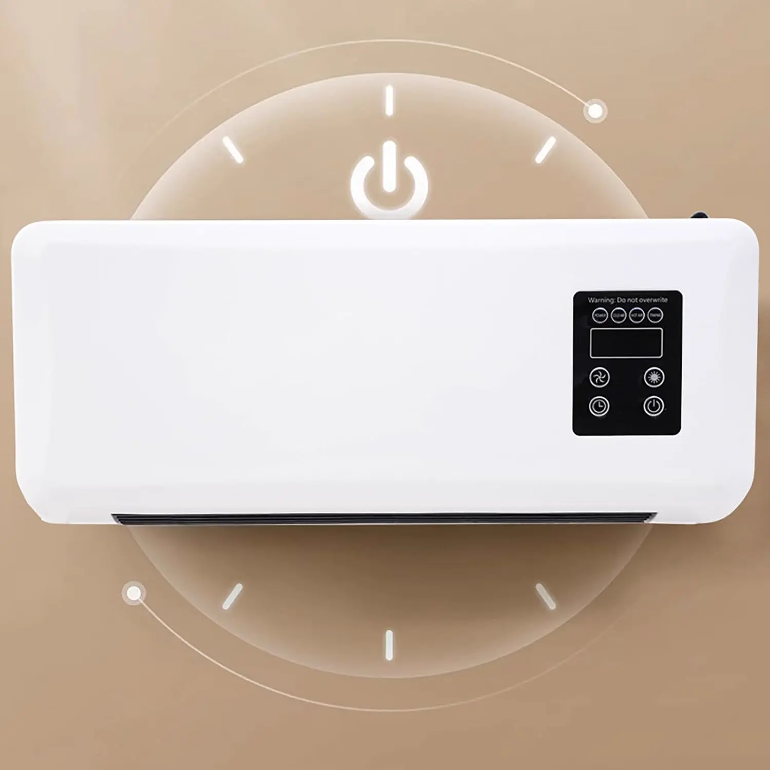 Produit Ventilateur Mural Air Froid et Chauffage avec Télécomm… vue 3