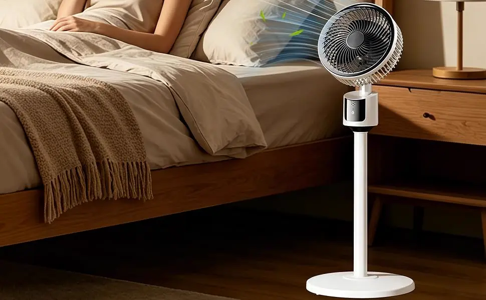 Ventilateurs Sur Pied Domestiques, Puissant Silencieux — contenu détaillé 3