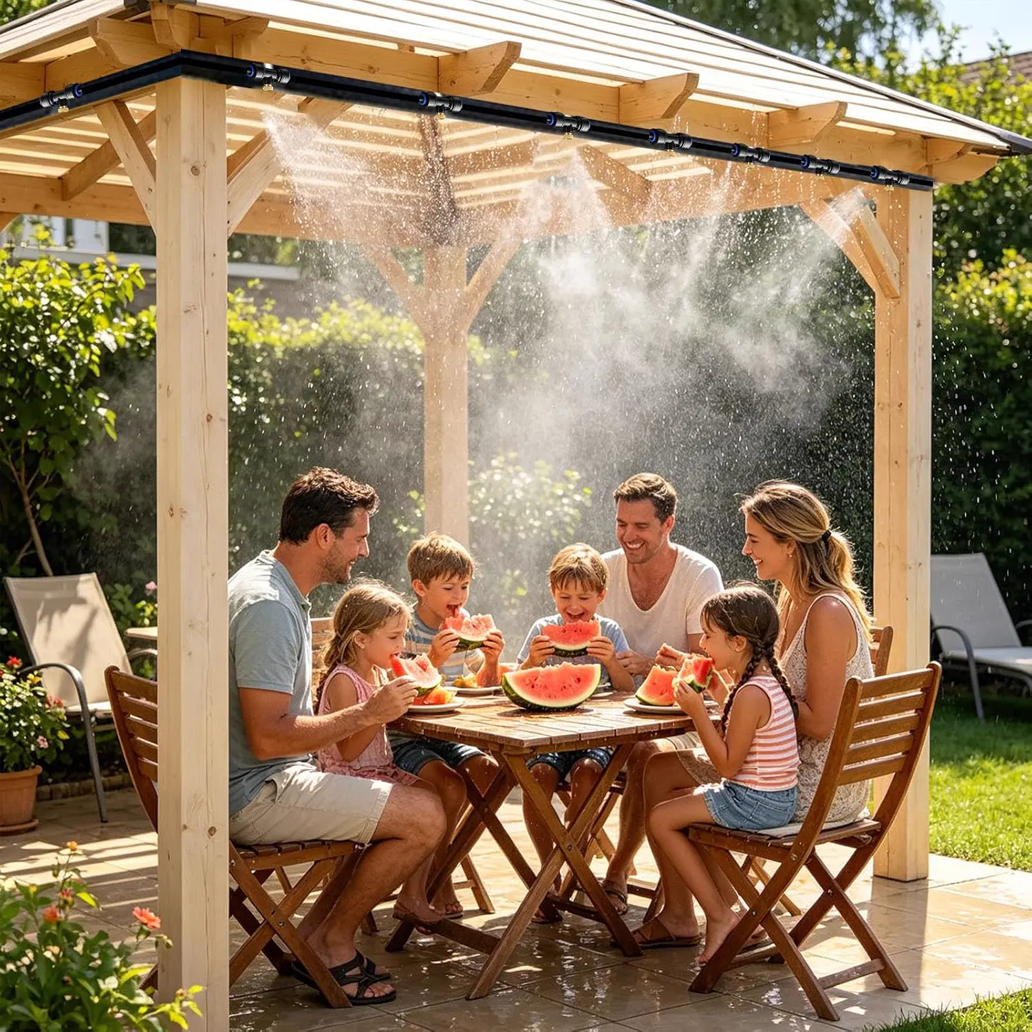 Brumisateur Terrasse Exterieur Kit D’Irrigation Système De vue 4