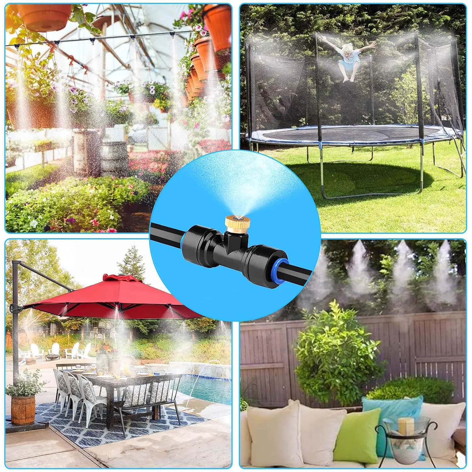 Kit brumisateur Terrasse Brumisateur Terrasse Exterieur Tuyau vue 4