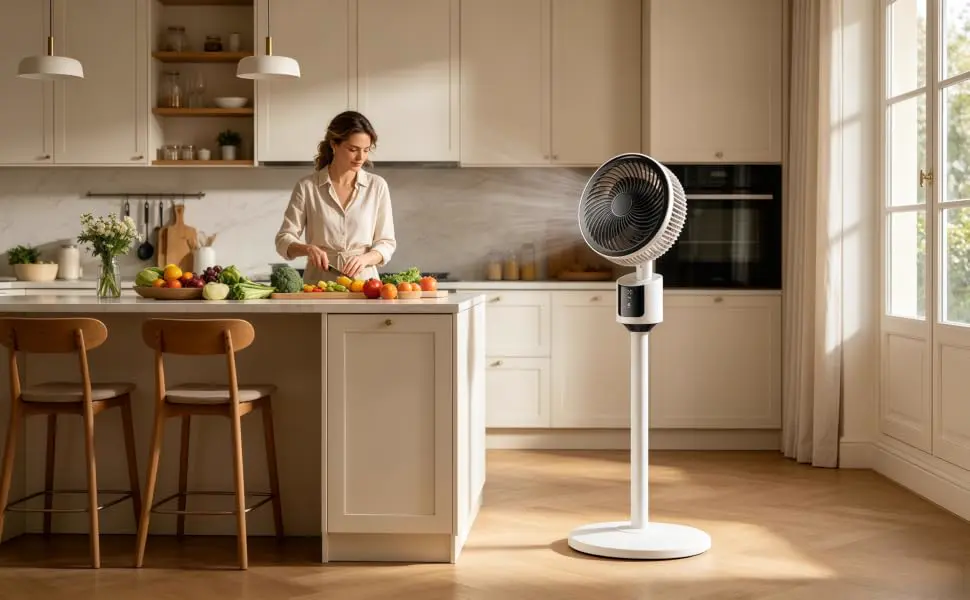 Ventilateurs sur Pied Domestiques, Puissant Silencieux — contenu détaillé 3