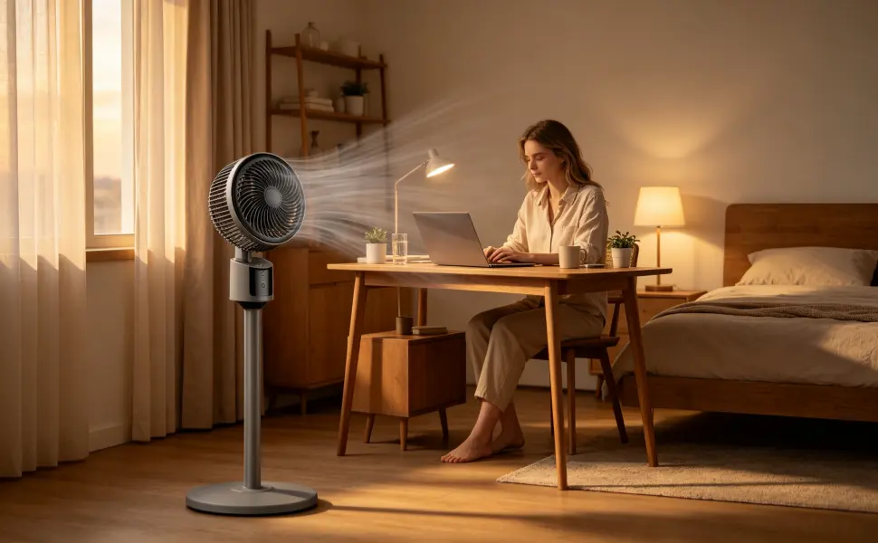 Ventilateurs sur Pied Domestiques, Puissant Silencieux — contenu détaillé 4