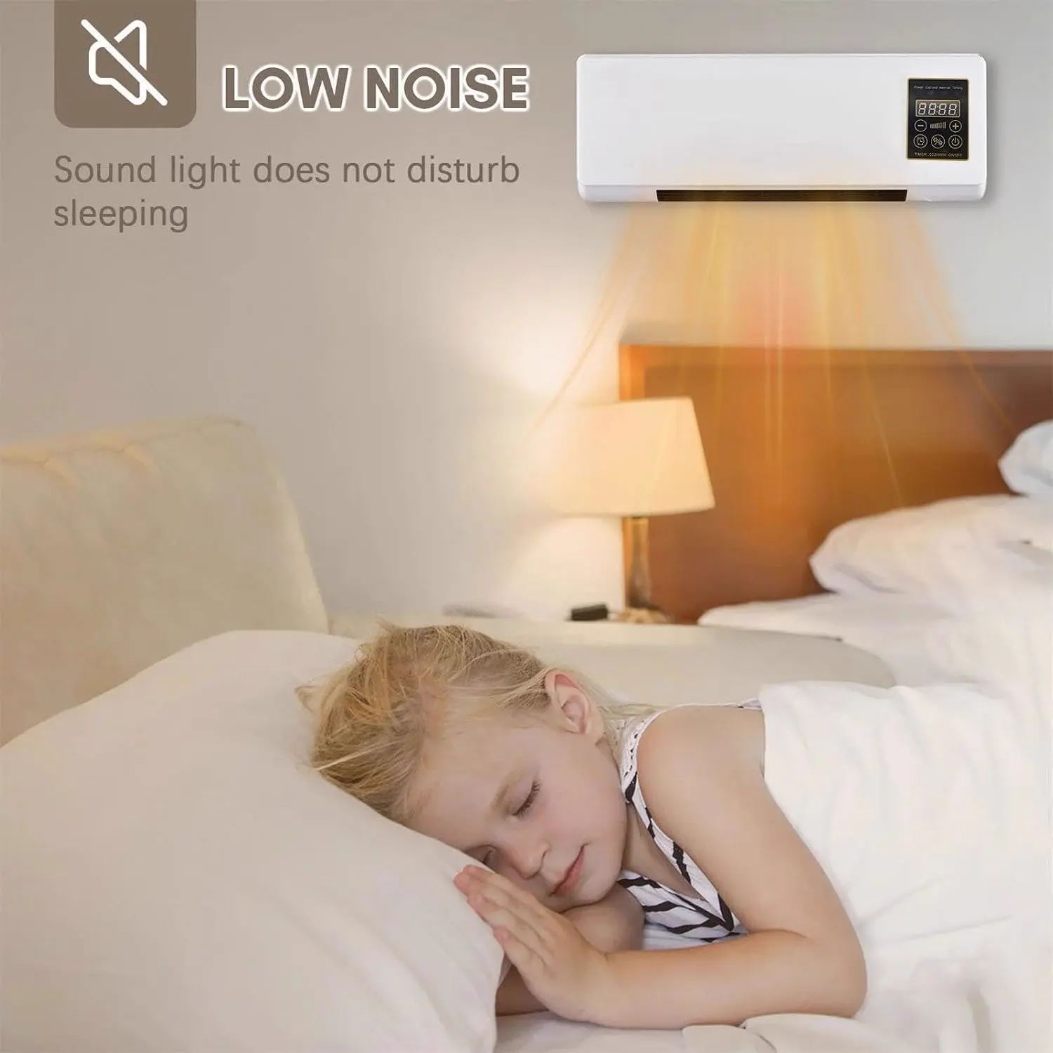 Produit Climatiseur Mural Portable - Ventilateur Mural Avec Té… vue 5