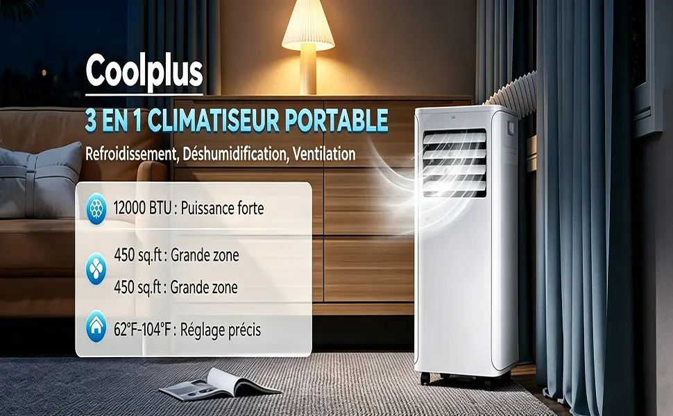 Produit Climatiseur sur Pied,Unité de climatisation puissante… — contenu détaillé 3