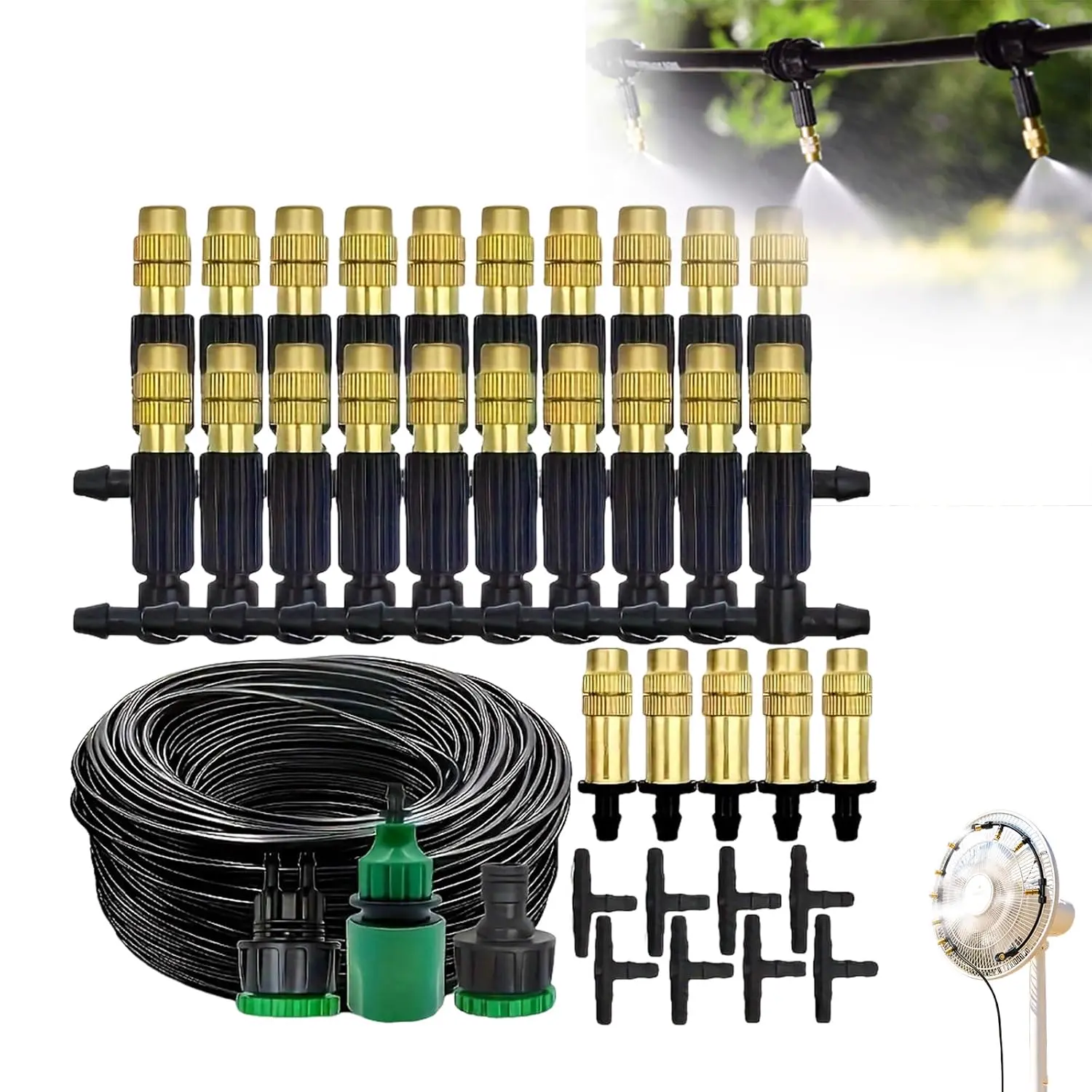 Brumisateur Terrasse Tuyau Brumisateur Terrasse Exterieur Kit vue 1