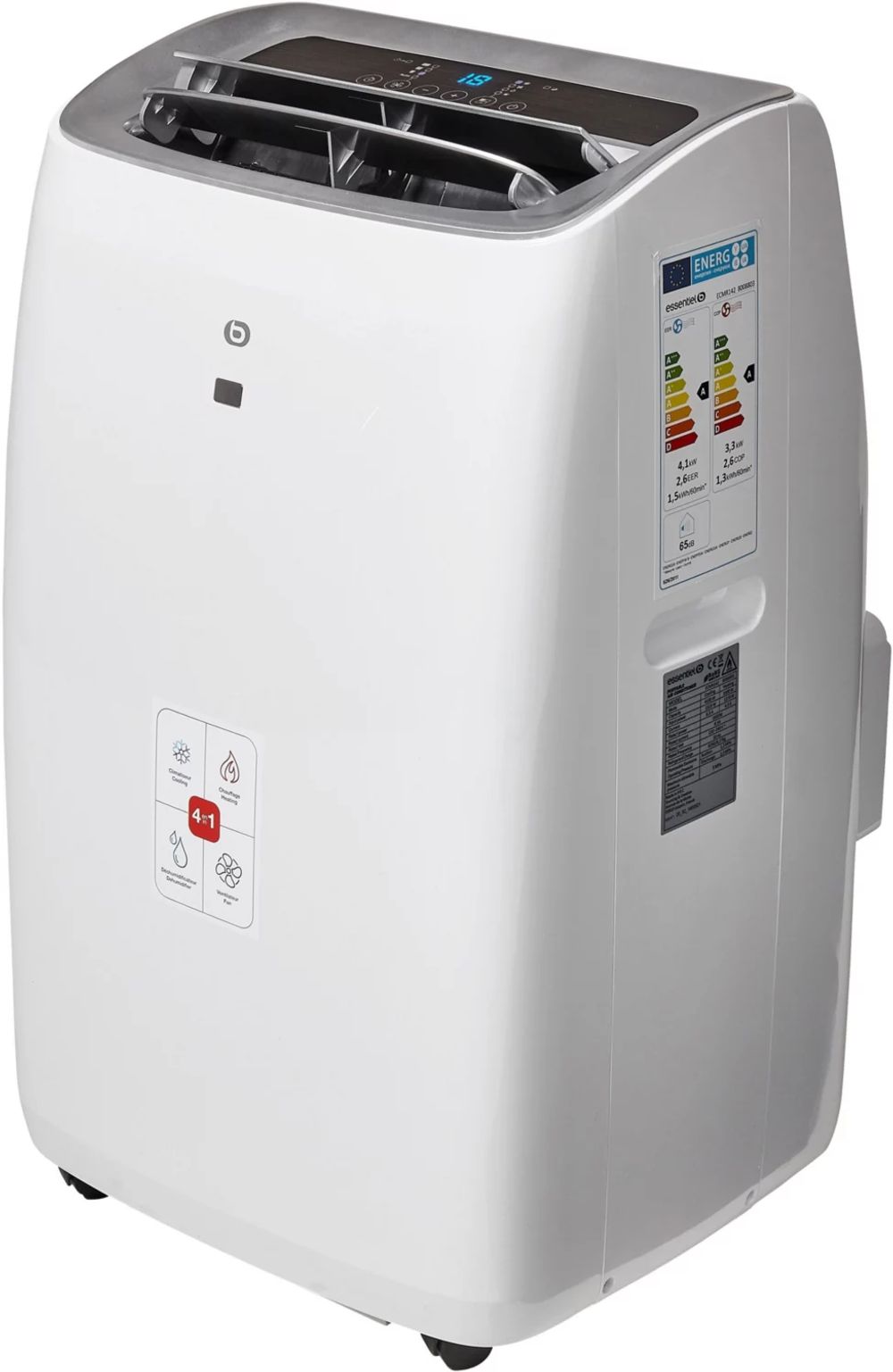 Climatiseur mobile ESSENTIELB 30 m² réversible vue 2