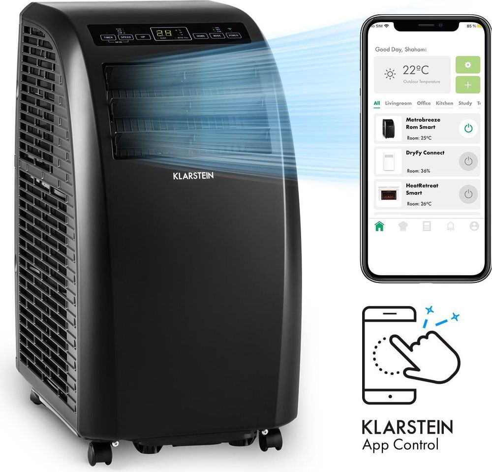 Climatiseur mobile Klarstein 25 m² mode nuit vue 2